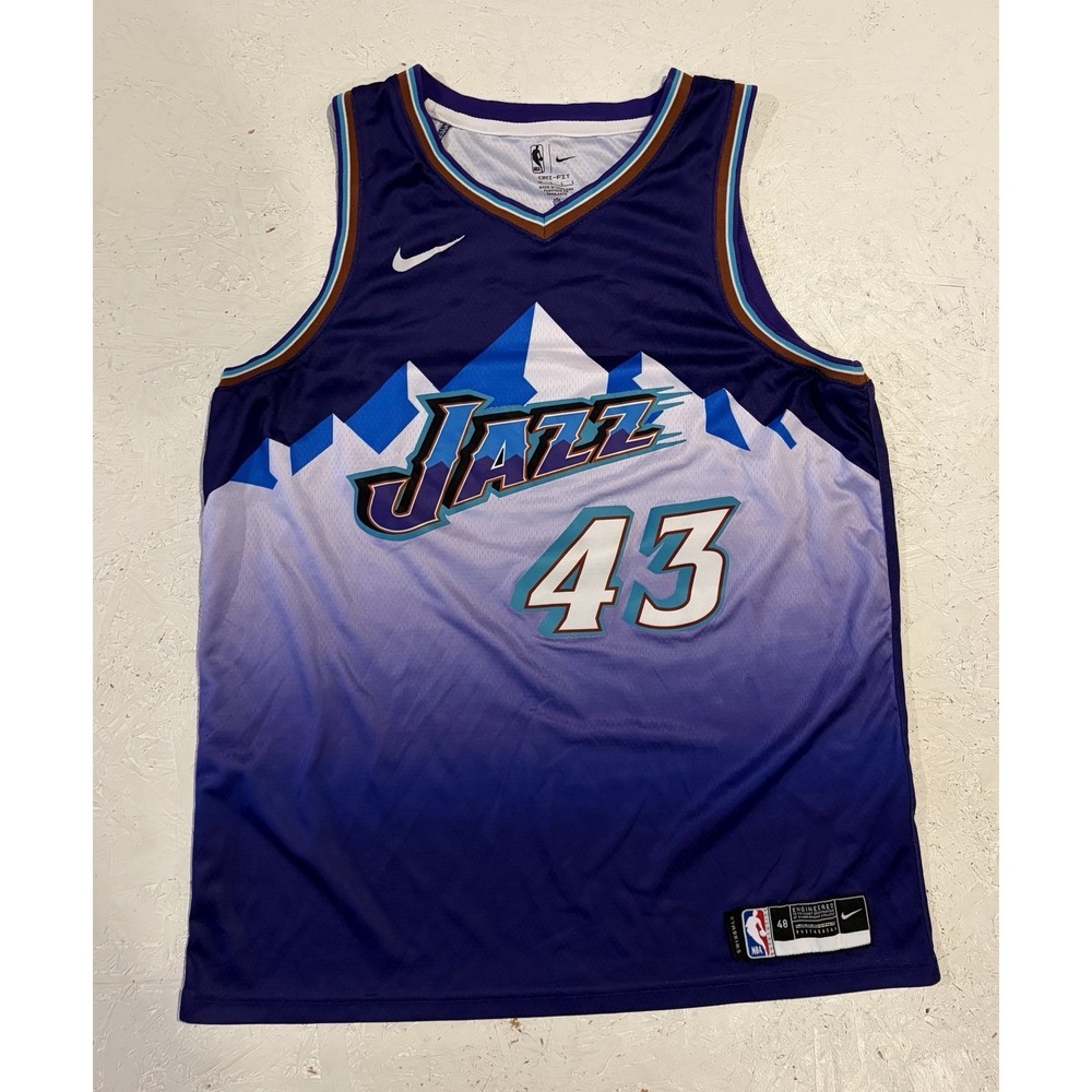 Richard Jefferson Jersey Nike Mens‎ 48 Large Swingman Utah Jazz Purple Throwback